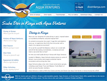 Tablet Screenshot of diveinkenya.com